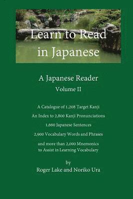 Volume II Learn to Read in Japanese 1