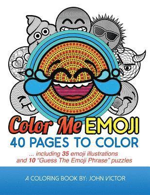 bokomslag Color Me Emoji: 40 Pages to Color