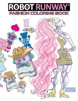 Robot Runway Fashion Coloring Book 1