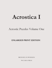bokomslag Acrostica I Enlarged Print Edition