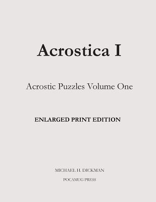 bokomslag Acrostica I Enlarged Print Edition