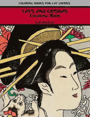 bokomslag Cats and Geishas Coloring Book