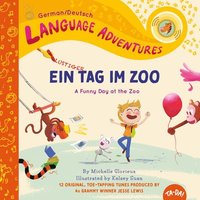 bokomslag Ein lustiger Tag im Zoo (A Funny Day at the Zoo, German / Deutsch language)