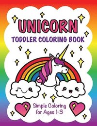 bokomslag Unicorn Toddler Coloring Book