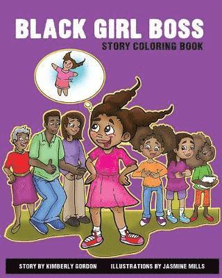 Black Girl Boss Story Coloring Book 1