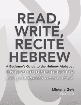 bokomslag Read, Write, Recite Hebrew