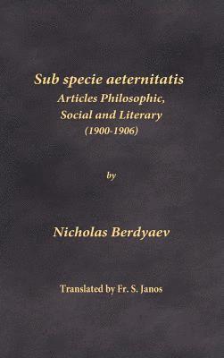 bokomslag Sub specie aeternitatis