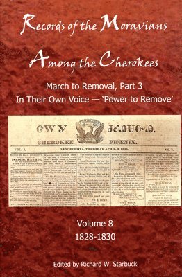 Records Of The Moravians Among The Cherokees 1
