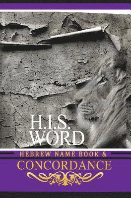 bokomslag Concordance and Hebrew Name Book (H.I.S. Word)