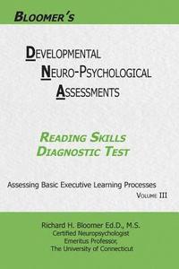 bokomslag Bloomer's Developmental Neuropsychological Assessments(DNA) Volume III: Reading Skills Diagnostic Test