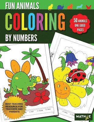 bokomslag Fun Animals Coloring By Numbers