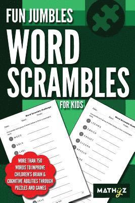 bokomslag Fun Jumbles Word Scrambles for Kids