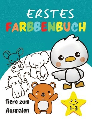 Maryann Alake, MaryAnn Alake - Erstes Ausmalbuch 1-3 Tiere zum Ausmalen, Häftad