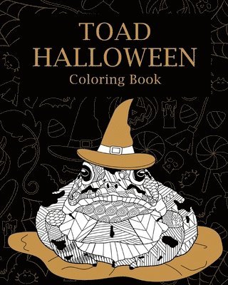 bokomslag Toad Halloween Coloring Book