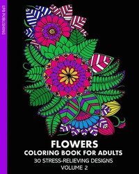 bokomslag Flowers Coloring Book For Adults : 30 St