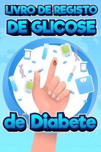 bokomslag Livro de registro de glicose de diabetes