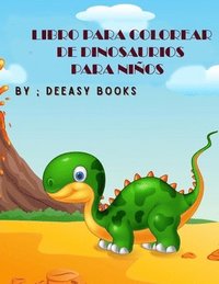 bokomslag Libro para colorear de dinosaurios para nios