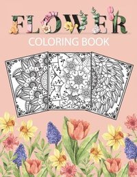 bokomslag Flower Coloring Book