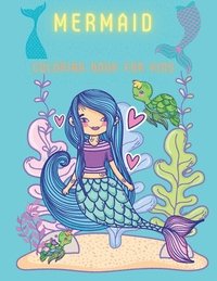 bokomslag Mermaid Coloring Book For Kids