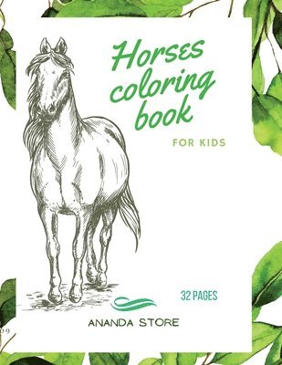 bokomslag Horses Coloring Book