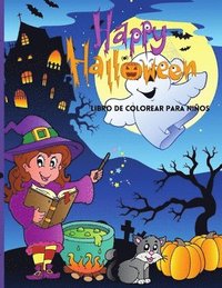 bokomslag Happy Halloween Libro de colorear para niños