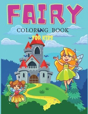 bokomslag Fairy Coloring Book For Girls
