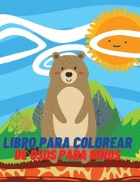 bokomslag Libro para colorear de osos para nios