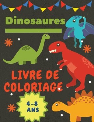 Dinosaures Livre de coloriage 4-8 Ans 1