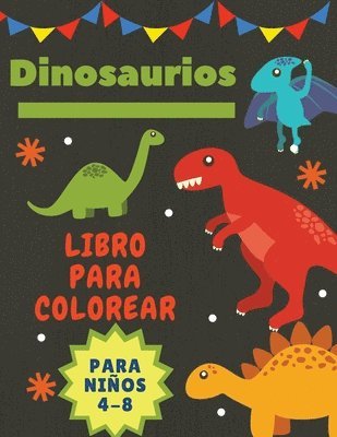 bokomslag Dinosaurios Libro para colorear para niños 4-8