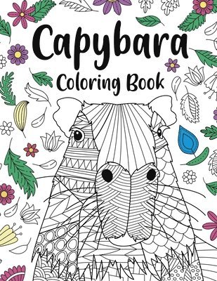 Capybara Adult Coloring Book 1