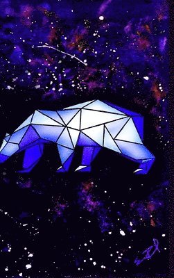 Emma Paunil - "Ursa Major" Constellation Galaxy, Lined-Journal (Big Dipper/Big Bear), Inbunden