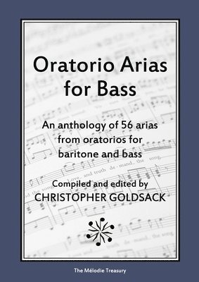Oratorio Arias for Bass