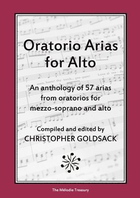 bokomslag Oratorio Arias for Alto