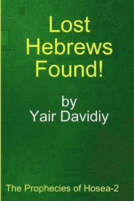 Lost Hebrews Found! 1