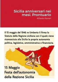 bokomslag Sicilia Anniversari nei mesi. Prontuario