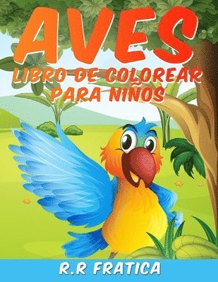 bokomslag Aves libro de colorear para nios