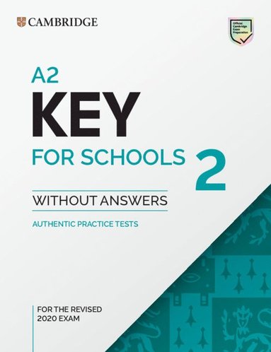 bokomslag A2 Key for Schools 2 Student's Book without Answers