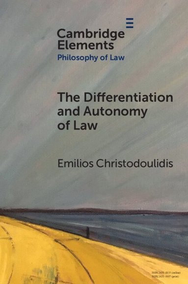 bokomslag The Differentiation and Autonomy of Law