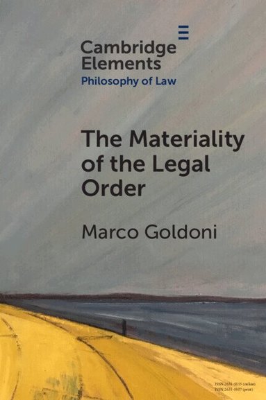 Marco Goldoni - The Materiality of the Legal Order, Häftad