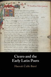 bokomslag Cicero and the Early Latin Poets