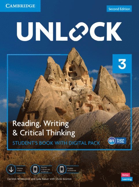 Unlock Level 3 Reading, Writing and Critical Thinking Student's Book with Digital Pack 1
