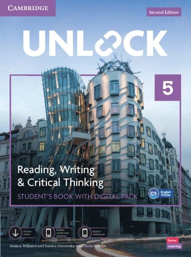 bokomslag Unlock Level 5 Reading, Writing and Critical Thinking Student's Book with Digital Pack