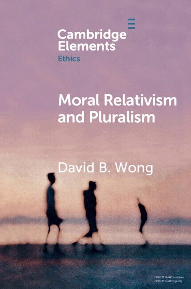 David B. Wong - Moral Relativism and Pluralism, Häftad