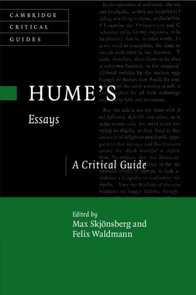 Max Skjönsberg, Felix Waldmann - Hume's Essays, Häftad