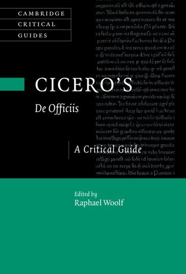Raphael Woolf - Cicero's 'De Officiis', Häftad
