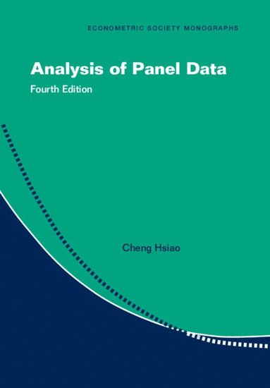 bokomslag Analysis of Panel Data