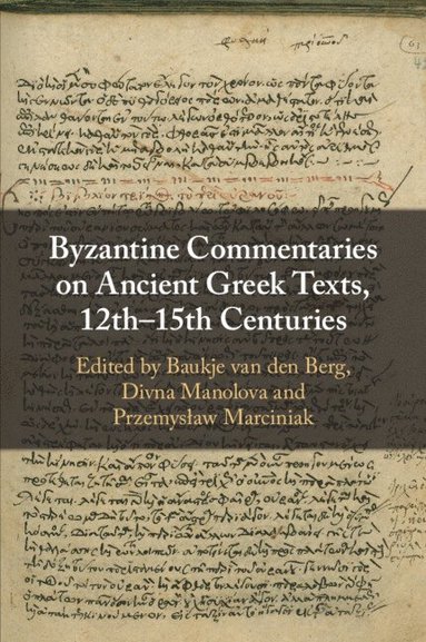 bokomslag Byzantine Commentaries on Ancient Greek Texts, 12th-15th Centuries