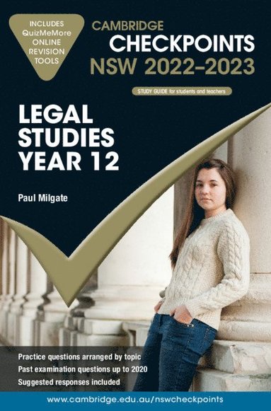 bokomslag Cambridge Checkpoints NSW Legal Studies Year 12 2022-2023