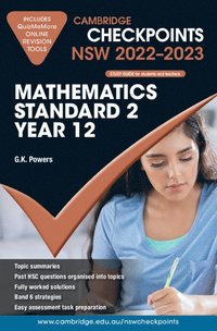 bokomslag Cambridge Checkpoints NSW Mathematics Standard 2 Year 12 2022-2023