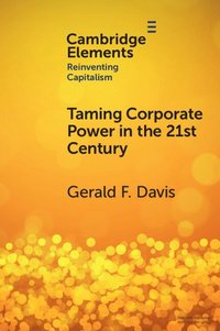bokomslag Taming Corporate Power in the 21st Century